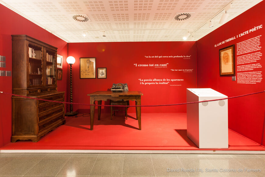 Visita l’espai Joan Vinyoli Visita l’espai Joan Vinyoli