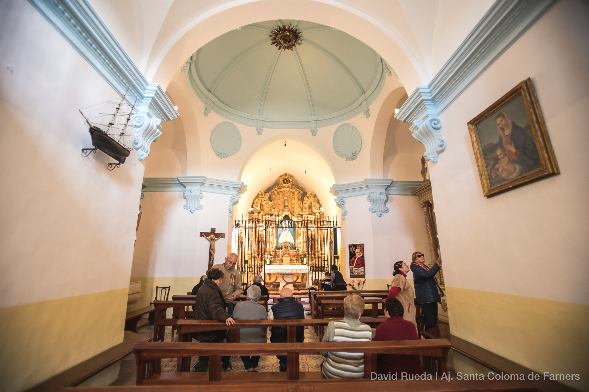 Intérieur ermitage de Farners